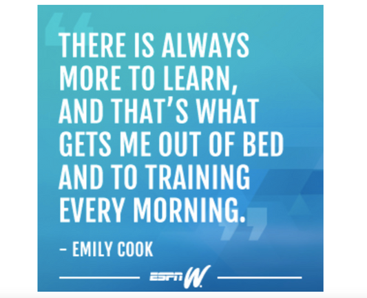 Emily Cook: "I Left No Stone Unturned"