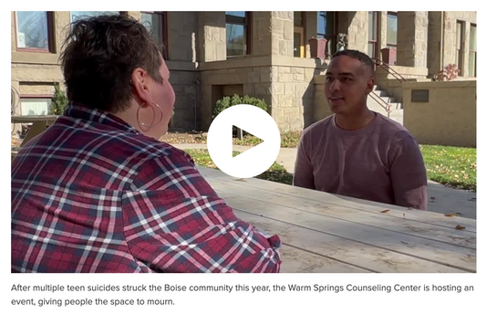 Raising suicide awareness. Warm Springs Counseling Center hosts mourning event