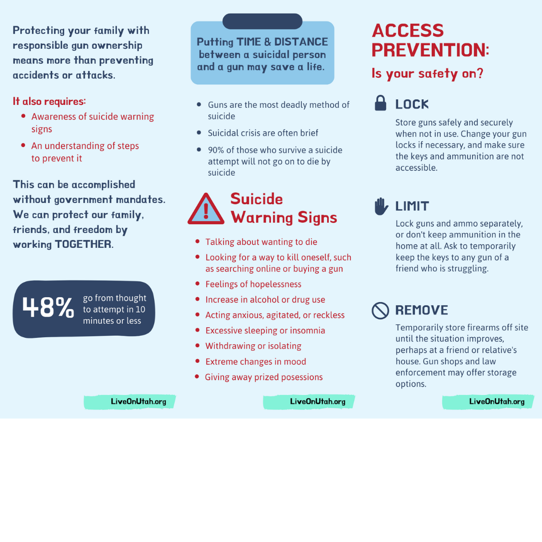 Firearm Suicide Prevention (set of 25)