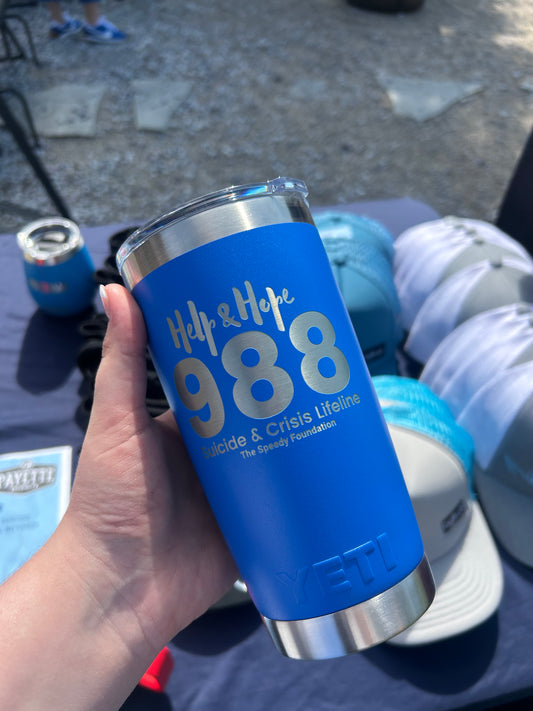 Blue Coffee Yeti Tumbler - 20oz