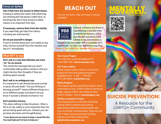 Suicide Prevention for LGBTQ+ Members