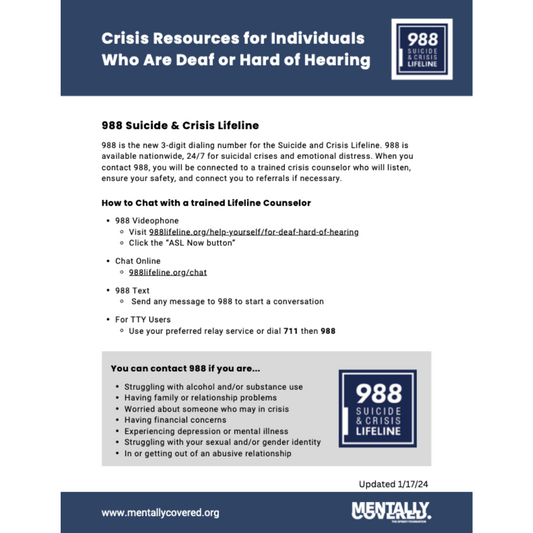 DHH Crisis Resources