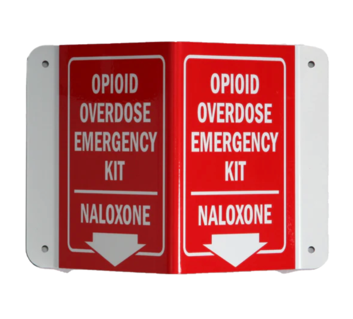 Opioid Overdose Emergency Kit 3D Wall Sign (1)
