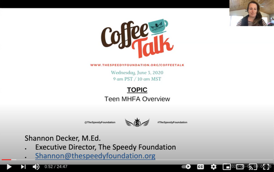 Coffee Talk - Teen MHFA Overview