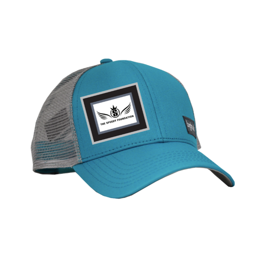 Teal Speedy Big Truck Hat